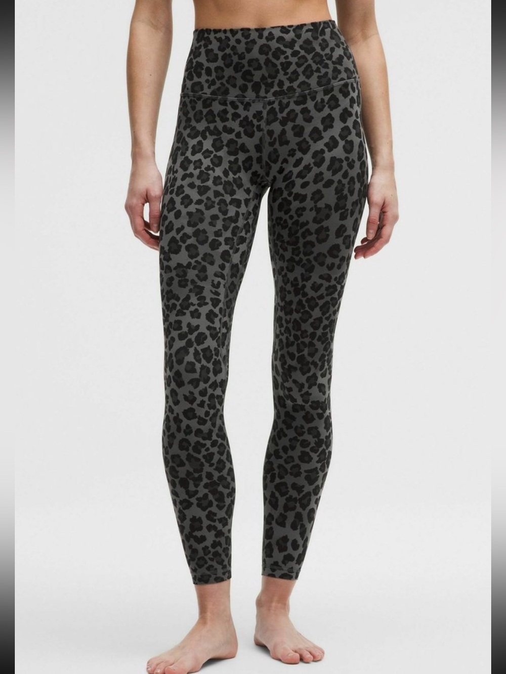 NWT Lululemon Align High-Rise Pant 28” True Leopard Black Multi Size 6